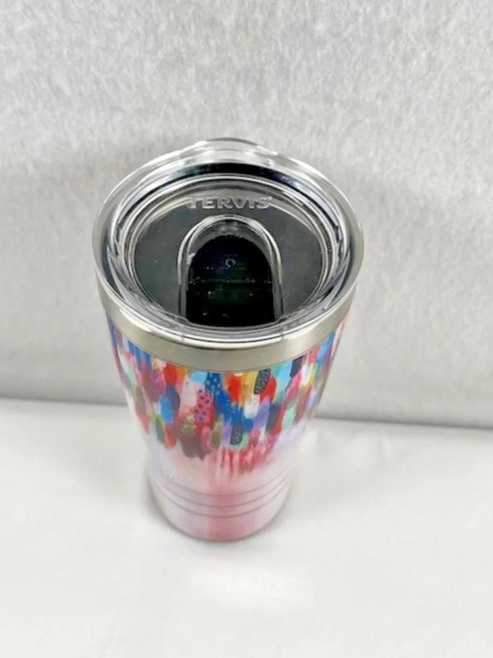Tervis EttaVee Be Liquid Prism Abstract Stainless Steel Tumbler Triple Wall